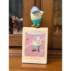 Vintage Hallmark Easter Eggs in Sports Ornament Easter Egg Ornaments Golfer